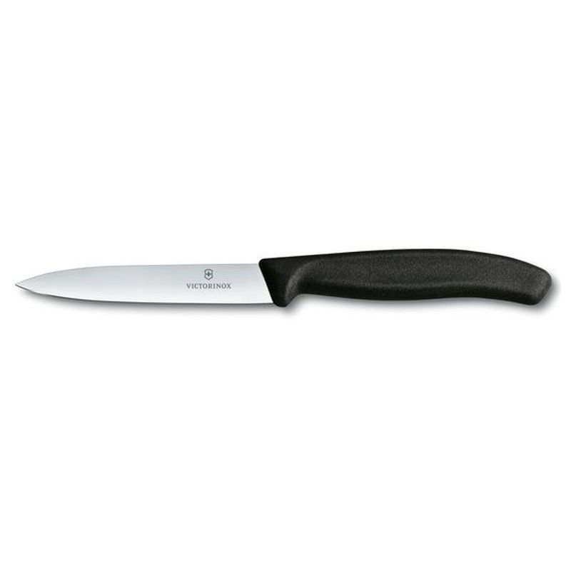 Paring Knife, Straight Edge 10cm - Black