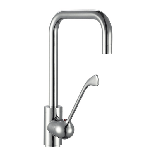 Deck Mounted Faucet with Wrist-Action Handle T20111