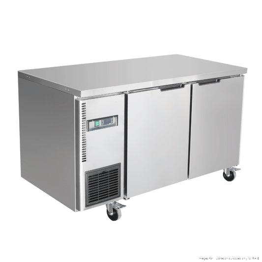 Thermaster Stainless Steel double Door Workbench Fridge - TL1200TN