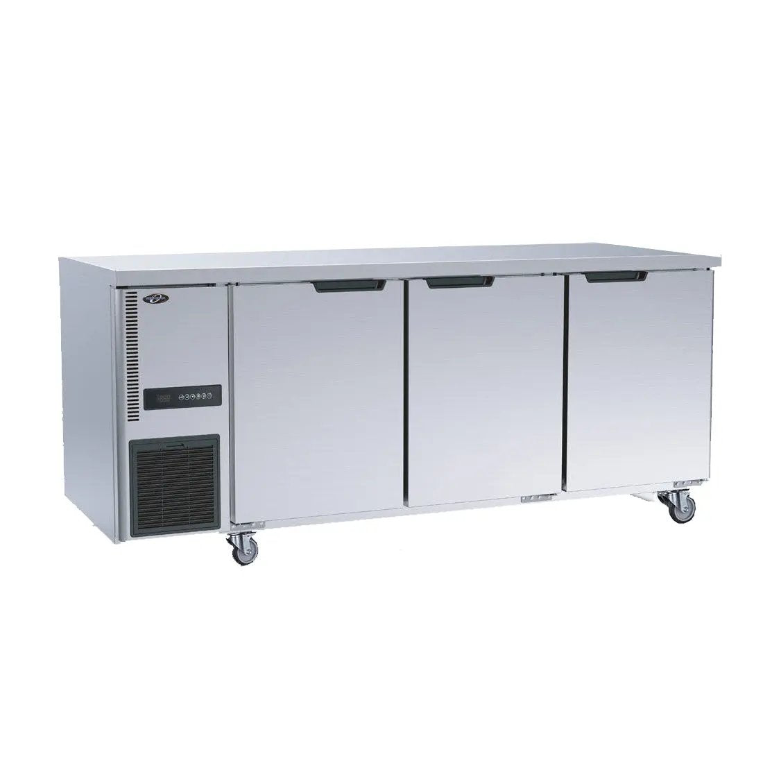 Thermaster Stainless Steel Triple Door Workbench Fridge - TS1800TN-3D FED