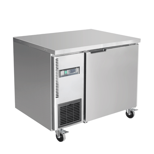 2NDs: Thermaster Stainless Steel Single Door Workbench Fridge - TL900TN-VIC851