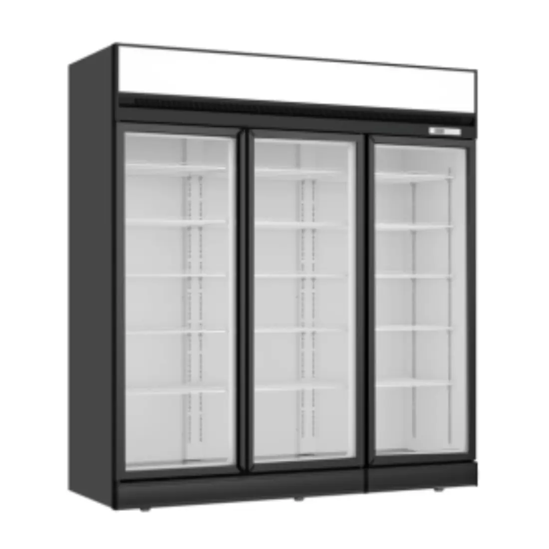 Thermaster Black Upright Three Glass Door Freezer - LG-1563DF FED