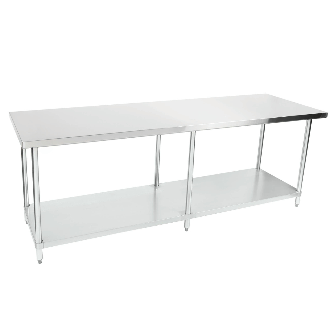 2NDs: Modular System Stainless Steel Workbench + Pot Undershelf - WB7-2100/A-SA8-Aug FED