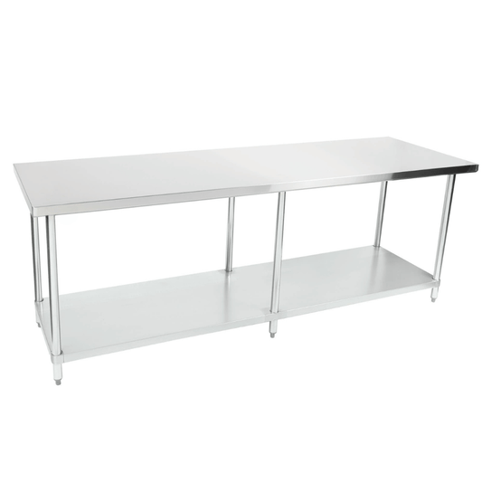 2NDs: Modular System Stainless Steel Workbench + Pot Undershelf - WB7-2100/A-SA8-Aug FED