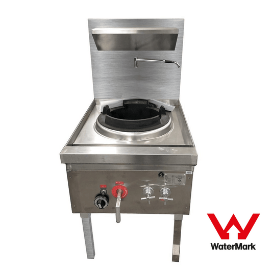 Gasmax Stainless Steel Waterless Nature Gas Single Wok - WW-1N FED
