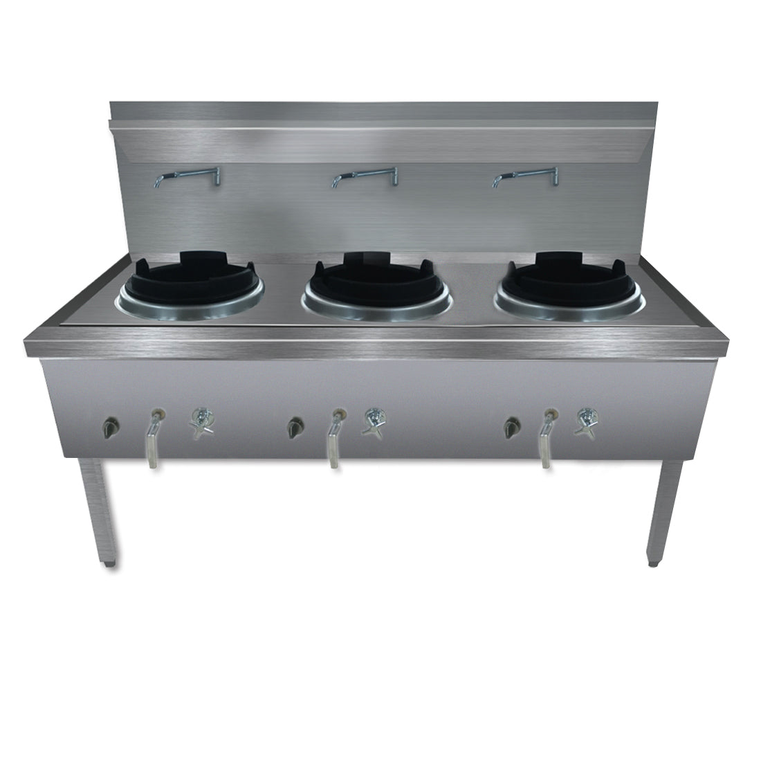 Gasmax Stainless Steel Waterless LPG Gas Single Wok - WW-1L