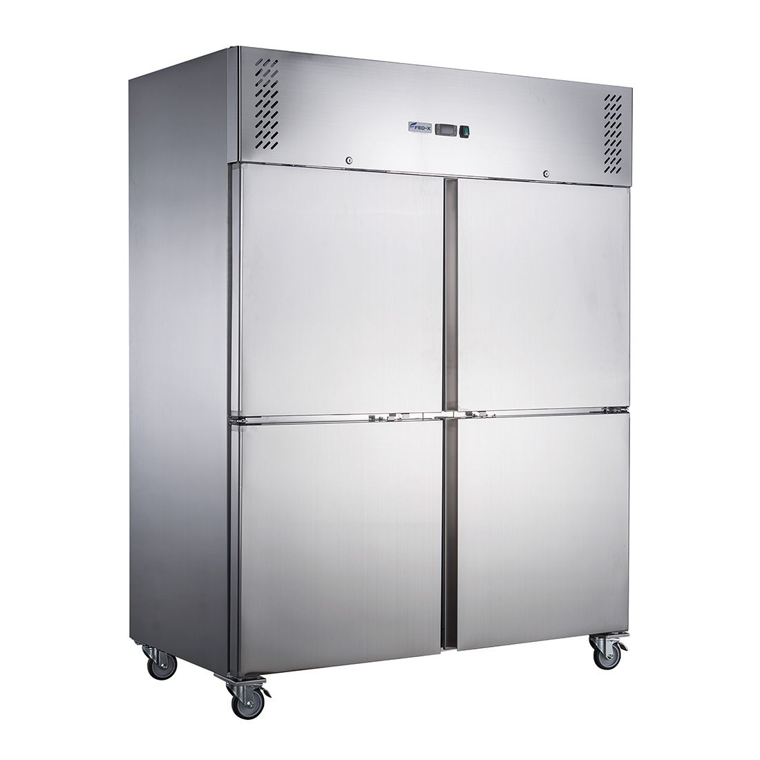 Ex-Showroom: FED-X S/S Four Door Upright Fridge - XURC1410S2V-QLD370 FED