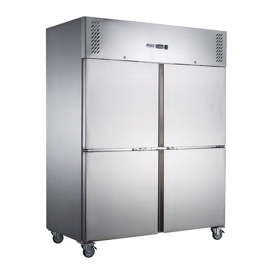 Ex-Showroom: FED-X S/S Four Door Upright Fridge - XURC1410S2V-QLD370 FED