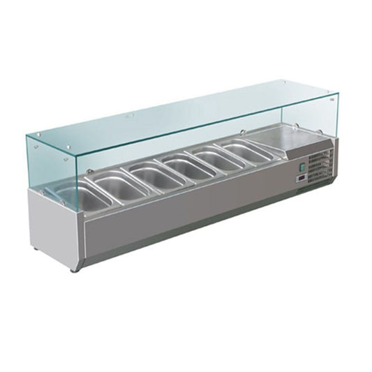 2NDs: FED-X Flat Glass Salad Bench - XVRX1500/380-VIC875 FED